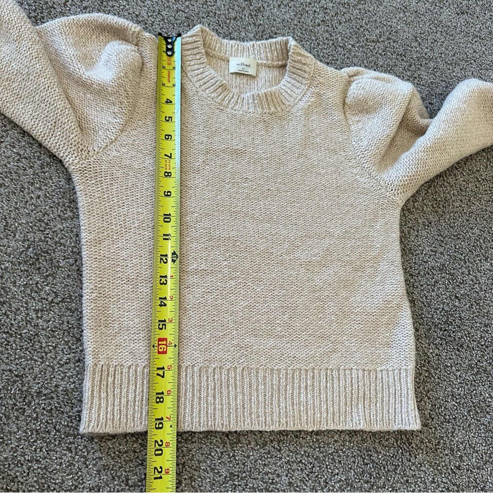 Wilfred Atwood Sweater Size XS Tan - Picture 10 of 11